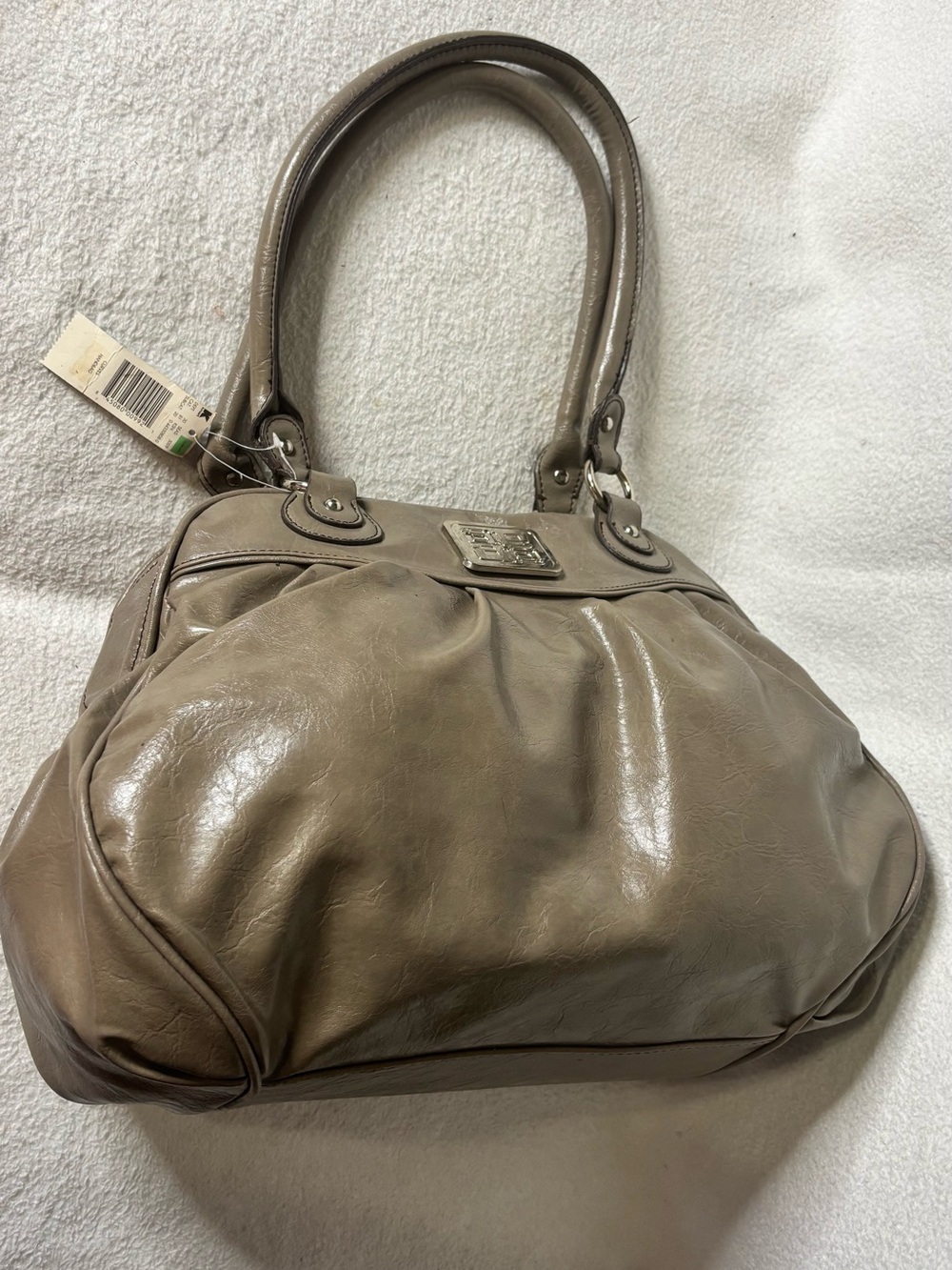 Women's Shoulder Tote Bag in Taupe - Classic Everyday Style